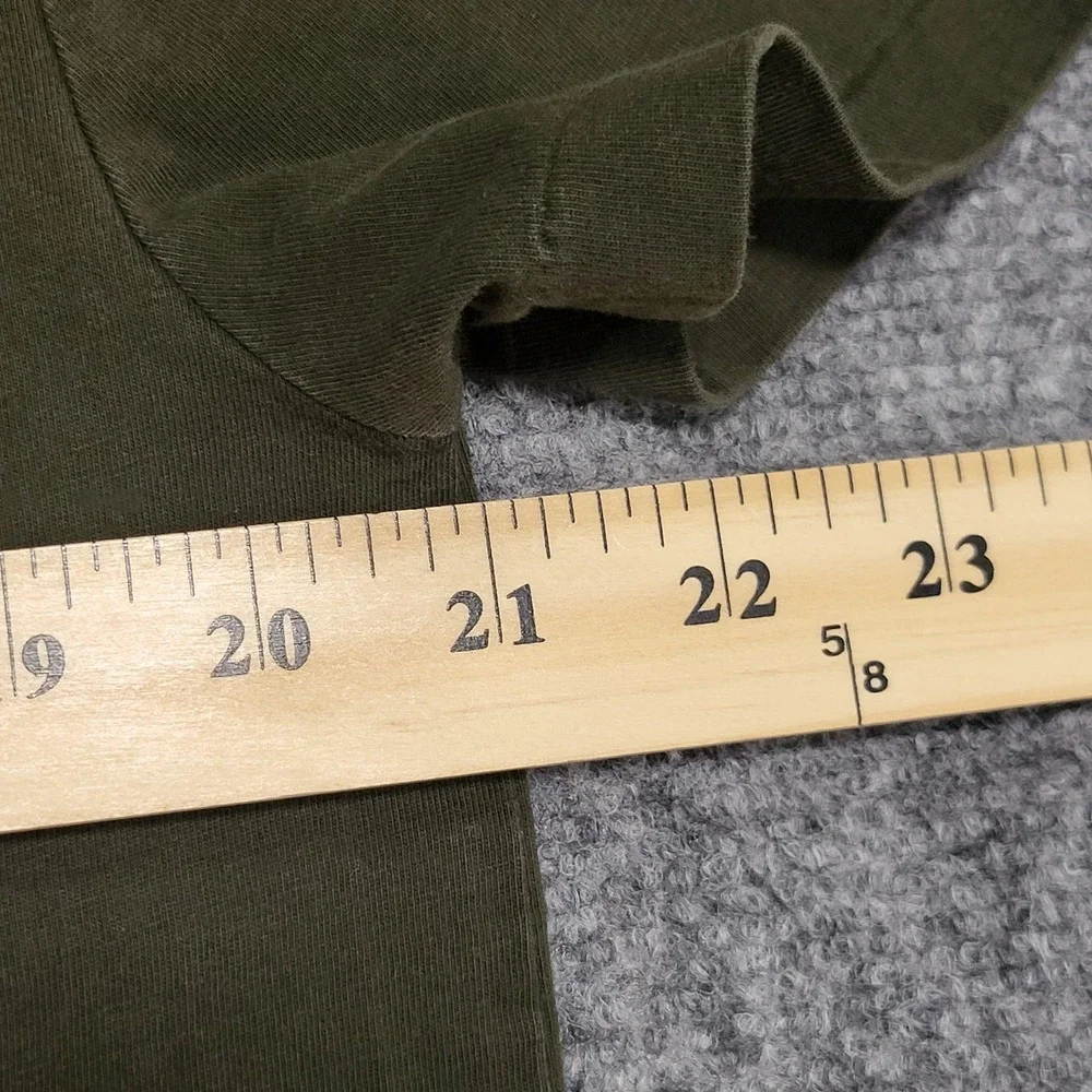 POLO Ralph Lauren Custom Slim Fit Jersey Crewneck T-Shirt Olive Green Size Large
